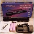 L E T I O N FLASH LIGHT 1500 High Lumens 500 Meter Beam Distance. 