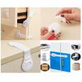 Pack of 2 - Baby Safety Locks  Child Proof Cabinets, Drawers, Appliances, Toilet Seat, Fridge and Oven. 