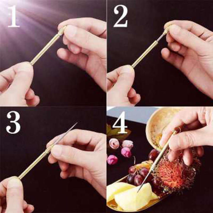 material Toothpick Stylish Portable size Multifunctional design Toothpick Bottle-shaped tube Portable toothpick for Camping