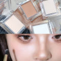 Matte White Highlight Eyeshadow Makeup Palette Face Matte Highlighter Natural Brighten Powder 3D Cosmetic. 