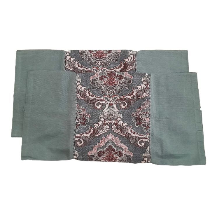 Bolster Jacquard Velvet Pair Cover - Large [2 PCs]