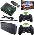 M8 Wireless Retro Game Console - Plug and Play Video Game Stick - Built in 10000+ Games - 9 Classic Emulators - 4K High Definition HDMI Output for TV with Dual 2.4G Wireless Controllers (64GB). 
