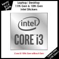 Intel Core i7, i7 11th Gen, i9 10th Gen Nvidia Geforce RTX GeForce G-SYNC Ultimate GTX Laptop Desktop Label CPU Sticker - 1 pc. 