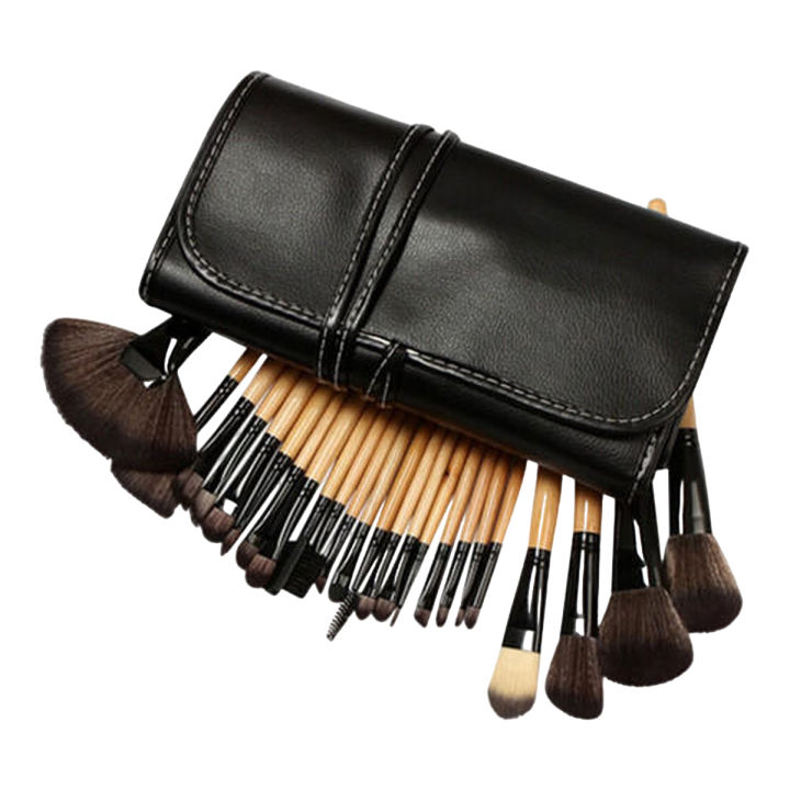 24 Pcs Professional Makeup Brush Set KIt  With Pouch