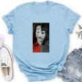 Money Heist Summer Printed Half Sleeves O Neck T Shirt For Women. 
