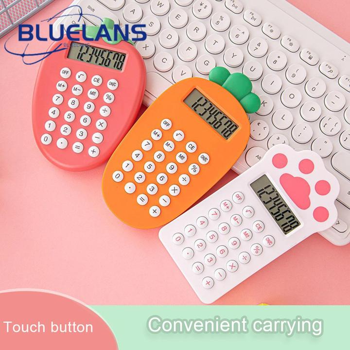 Student Calculator Mini Cartoon Fruit Shape Calculator for School Office Use Compact Portable Calculator Mini Compact