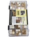 Decorative Wood Letters - Half Inch - Wooden Tile Letters - Letters For Card Making Screpbooking - Pack Of 350 Pieces. 
