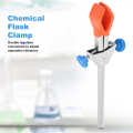 Laboratory Instrument Double Regulator Chemical Flask Clamp Test Tube Holder In. 