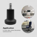Replacement Chair Glides Sturdy Durable Heavy-Duty Swivel Feet Adjustable Universal Fit Office Chair Parts for Home Office Commercial Use Desk Chairs Floor Safety DIY Repair. 