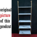 Bookshelves Rack - Clothes Shelf organizer for bedroom 5 layer. 