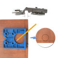 Concealed Hinge Hole Drilling Bits Jig For 35mm Cabinet Hinges Mounting Plate Nicle. 