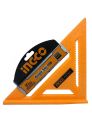 INGCO Angle Square 7x7" Beveled edge , speed square , 90 Degree Positioning Squares ,Right Angle , Triangle Ruler. 