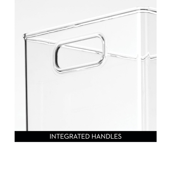 Design Plastic Fridge and Pantry Organizer Bin with Integrated Handles ...