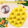 Multifunctional Random Color Silicone 12 Cavity Pineapple Style Ice Tray, Chocolate Ice Maker Mold, Ice Cube Mold Tray, Jelly Maker Mold, Candy Mold - KitchenCo. 