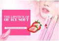pack of 3 - Lipstick Strawberry Flavor Changeable Color lip balm. 