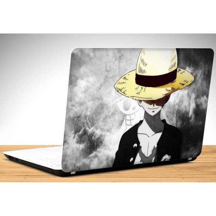 Monkey D. Luffy, One Piece, straw hat, Laptop Skin Vinyl Sticker Decal, 12 13 13.3 14 15 15.4 15.6 inch Laptop Skin Sticker Cover Art Decal Protector Fits All Laptops
