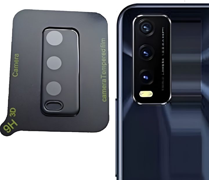 Vivoi Y20  3D Curved Camera Lens Protector Premium Quality 9H Hardness Anti Scratch & Anti Shatter HD Camera Lens Protecor