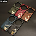 Phone case For Tecno Phantom V Flip Back cover Leather Ring Holder Snap-on Hybrid PC+TPU Full Protection for Tecno Phantom V Flip Cover cases. 