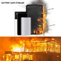Large Size Fireproof Money Bag Fireproof Multiple Compartments Secure Lock Waterproof Safe  Material Portable Design Cash Box for Home Security Traveling Business Professionals Financial Documents. 