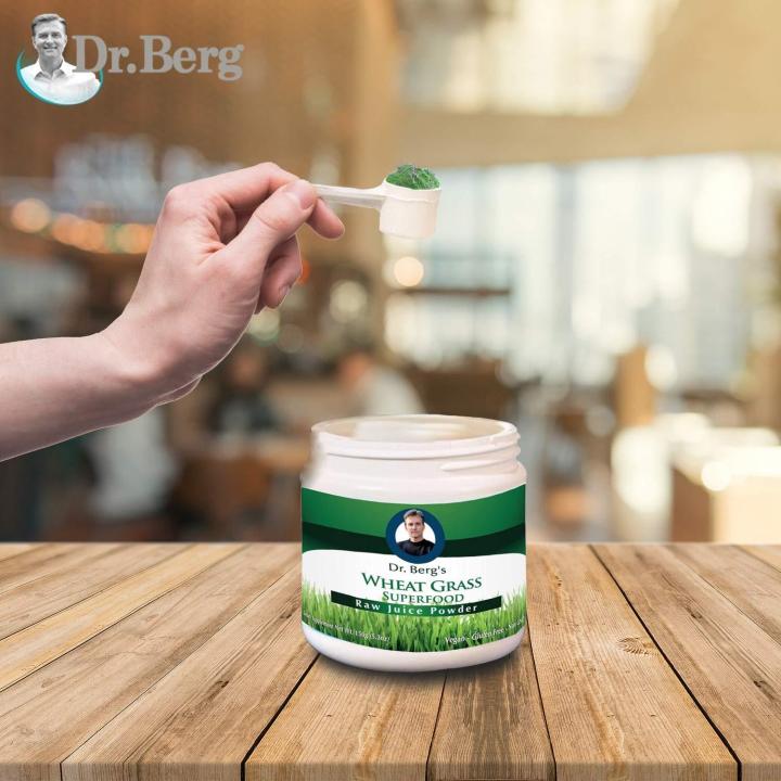Dr. Berg's Wheat Grass Juice Organic Superfood Powder 150 g