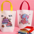 New Handbag For Kid Reuable Handbag DIY Graffiti Bag Kid' Eco-friendly Bag Art Party Goodie Bag. 