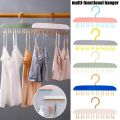 Multi Purpose 8 Hook Hangers  For Clothes Bra Belt Home Wardrobe Organizer Multi Purpose 8 Hook Hangers | Belt Hanger | Tie 8 Hook Hanger | Closet Hangers | Foldable Hooks Hanger | Wardrobe Organizers 8 Hook Hanger | Coat Hangers. 