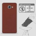 Samsung A7 2016 (A710) Skin - SkinLee HQ Vinyl Skin Wrap (Not Cover) - Brown Classic Leather Material - SKINLEE-206-2-21-38. 