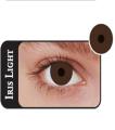 Lens for Damage Eye Extended Wear Iris Light+Free Kit. 