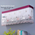 Air Conditioning Dust Cover Embroidered Split AC Cover Air Conditioner Protective Cover With Elastic Fixing Belt For Home. 