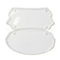 DIY Name Plate Silicone Mold for Resin – Pendant & Door Sign Mould for Epoxy/UV Resin, Large Reusable Mold for Resin Art, Jewelry Tags, Desk Plates, Indicator Sign – 240x247mm. 