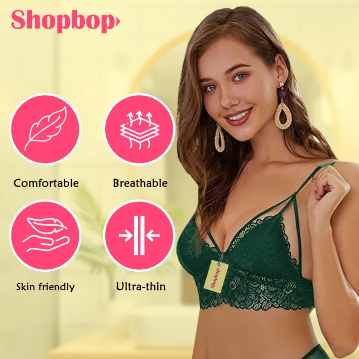 SHOPBOP%20Lace%20Floral%20Bra%20Padded%20Breathable%20Bralette%20Wriless%20Longline%20Bra%20Women's%20Tank%20Top%20for%20Girls%20One%20Size%2028-34%20-%20Image%208