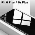 For iPhone 6 Plus / 6s Plus Luxury Hybrid Tempered Shine Back Glass with Soft Silicone Bumper Cover. 