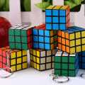 Pack of 2 Rubik Cube Puzzle Keychain | Pocket Magic Cube | Pocket Puzzle 3x3. 
