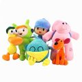 【Ready Stock 6Pcs Pocoyo Elly Pato Loula Soft Plush Stuffed Figure Toy Doll Xmas Gift. 