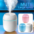 Portable Mini Air Humidifier 250ml Micro Atomizer USB Cold Fog Atomizer with Lamp. 