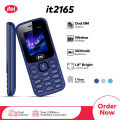 itel it2165 Feature Phone | 1.8″ Bright Big Screen | 1,000mAh Big Battery | 2,000 Contacts Memory | Wireless Radio | King Voice | PTA Approved & 12 Month's Official Warranty. 
