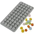 Star & Circle Silicone Chocolate & Candy Mold 50 Cavity. 