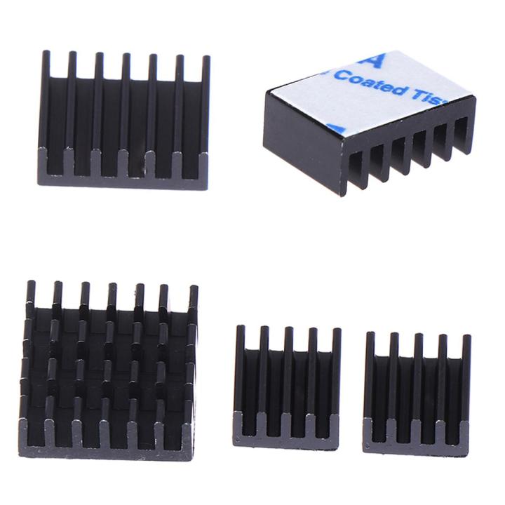 CPU RAM LAN USB Aluminum Heat Sink Radiator Cooling for Raspberry Pi 4B ...