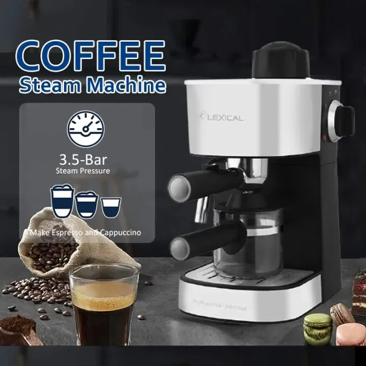 LEXICAL%20LEM-0601%20Small%20Italian%20Coffee%20Maker%20Espresso%20Machine%20%203.5%20Bar%204%20Cups%20Espresso%20Machine%20Cappuccino%20Latte%20Coffee%20Machine%20With%20Steam%20Milk%20Frother%20And%20Pot,%20Home%20Office%20Coffee%20Machine%20Removable%20Drip%20Tray%20Barista%20Style%20Coffee%20Machine%20800W%20Little%20Surprise%20-%20Image%204
