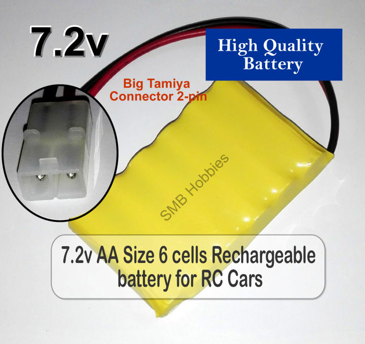 7.2v%20Rechargeable%20Battery%20Pack%20AA%20Size%206%20Cells%20for%20RC%20Cars,%20Toys%20-%20Image%202
