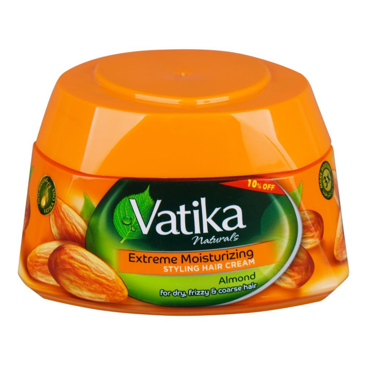 Vatika Almond Moisturizing Hair Cream – 125ml | For Dry & Frizzy Hair ...