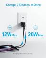 Anker USB C Charger Block, 33W 2 Port Compact Charger with Foldable Plug for iPhone  11/12/13/14/16/15, Samsung Galaxy, Google Pixel and More - Anker 323 Charger (33W) - Anker A2331 Charger - Anker Charger |  Anker 33W Charger | Anker |. 