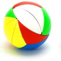 Planet T: YONGJUN MAGIC CUBE: MAPLE LEAF SKEW YEET BALL (YJ8400). 