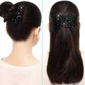 Magic Comb Clip For Women, Girls Hair Accessories For Girls Magic Elastic Hair Comb Clips Fancy Comb Double Hair Comb. 