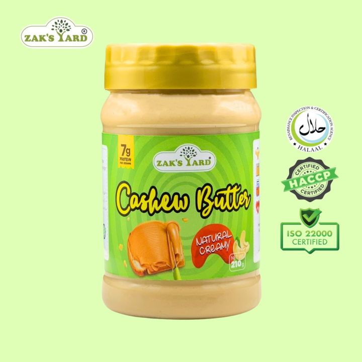 ZaksYard Cashew Butter 210g