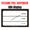 TATSUNO FUEL DISPENSER GDA display. 