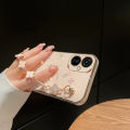 VRQR Clover Bracelet Case For Tecno Camon 19 Neo Back Cover Flowers Pattern Phone Cover Tecno Camon 19 Pro 9T CI6n CI8 CI8n. 