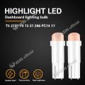 KEIN T5 W3W Dashboard Led Light Meter Led COB Led Car Dashboard Light Auto Bulb Neo Cluster Gauge Wedge Panel Bulbs T5 Lamp Car Styling 12V Instrument Dash Automobile Signal Light White Red Yellow. 