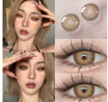 Eye contact lense eye care lense party wear lense in light grey. 
