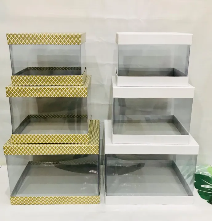 Set%20of%203pcs%20Transparent%20PVC%20Gift%20Box%20/%20Transparent%20Square%20Cake%20Box%20For%20Birthday%20&%20Happy%20Anniversary%20-%20Image%202